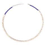 Natural Pearl Beaded Choker Necklace Bohemian Freshwater Pearl Nec