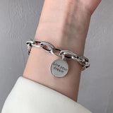925 Sterling Silver Heart Sweater Chokers Necklace Bracelet Set