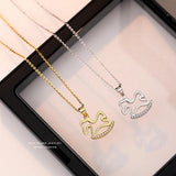 S925 Sterling Silver Horse Charm Pendant Necklace