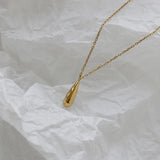 Water Drop Necklace INS Personality Clavicle Chain for Women