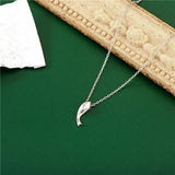 925 Sterling Silver Dolphin Pendant Necklace Sterling Silver Chain