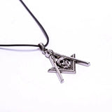 Dry Head Figured Vinlex Leather Necklace