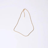 Minimalist Thin Stainless Steel Chain Necklace Women Jewelry