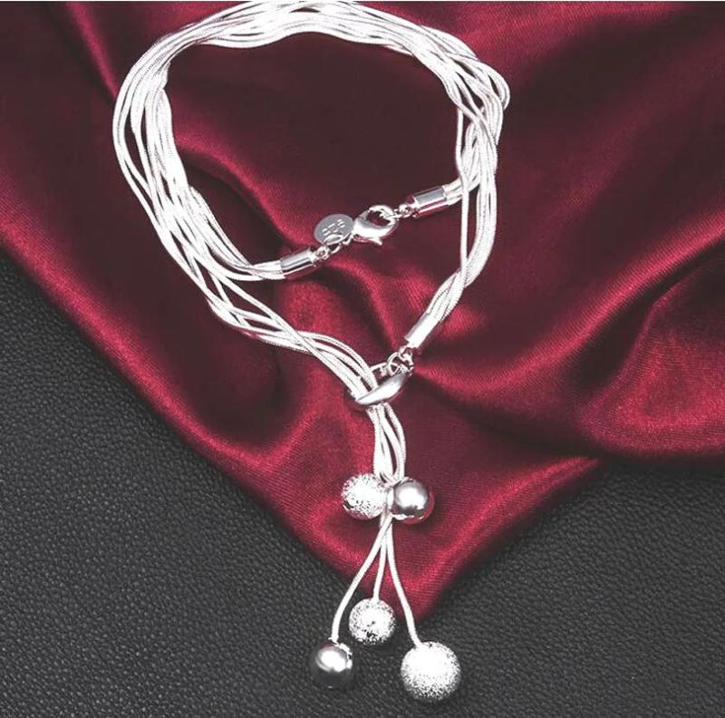 Pop Jewelry Small O Sand Beads Necklace X013