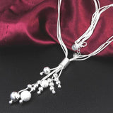 Pop Jewelry Small O Sand Beads Necklace X013