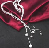 Pop Jewelry Small O Sand Beads Necklace X013