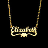 Zircon Pendant Women Necklace Heart Butterfly Chain Choke