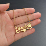 Zircon Pendant Women Necklace Heart Butterfly Chain Choke