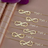 Personalized Stainless Steel Name Layer Necklaces for Women