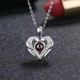 Memory Projection Necklace Chain Long Gift