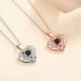 Memory Projection Necklace Chain Long Gift