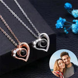Memory Projection Necklace Chain Long Gift