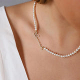 Women's Personalized Pearl Choker Necklace