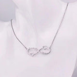 Personalized Double Name Women Necklaces Infinity Symbol Pendant Gift