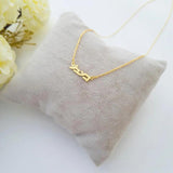 Japanese Name Necklace Personalized Jewelry Stainless Steel Choker Necklaces