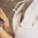 Personalized Stainless Steel Eyeglasses Chain Necklace