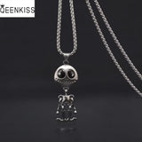 Alien ET Spaceman Titanium Steel Necklace