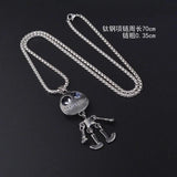 Alien ET Spaceman Titanium Steel Necklace