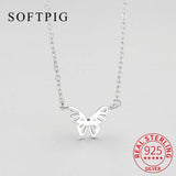 925 Silver Butterfly Choker Necklace Anniversary Party Jewelry