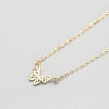 925 Silver Butterfly Choker Necklace Anniversary Party Jewelry