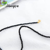 Hongye Rice Pearl Pendant Necklace Girls Rope Chain Collar Jewelry