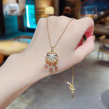 NC719 18KT Pendant Necklace National Style Gift
