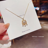 NC719 18KT Pendant Necklace National Style Gift