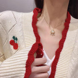 NC719 18KT Pendant Necklace National Style Gift