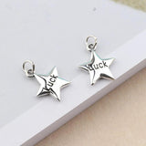 925 Silver Necklace Small Luck Star Pentagram Pendant Charm for Women