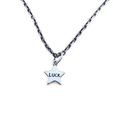 925 Silver Necklace Small Luck Star Pentagram Pendant Charm for Women