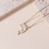 S925 Sterling Silver Key Lock Pendant Necklace Zirconia Clavicle Chain