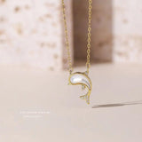 S925 Sterling Silver Key Lock Pendant Necklace Zirconia Clavicle Chain