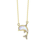 S925 Sterling Silver Key Lock Pendant Necklace Zirconia Clavicle Chain