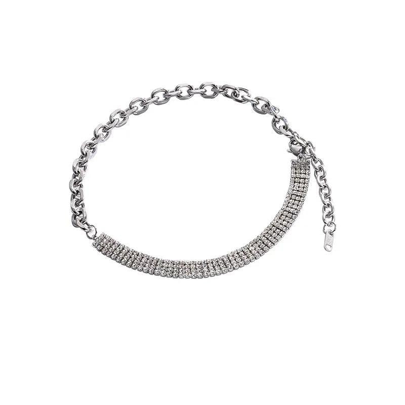 Fine Jewelry Woman Zircon Pendant Necklace