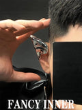 Silver Elf Punk Ear Clip Earrings Unisex