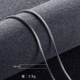 925 Sterling Silver 2MM Box Chain Necklace - 10PCS