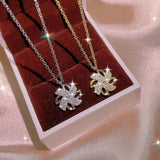 Crystal Windmill Necklace Pendant for Ladies Party Anniversary