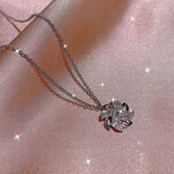 Crystal Windmill Necklace Pendant for Ladies Party Anniversary