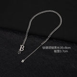 NC895 Titanium Steel Necklace for Women