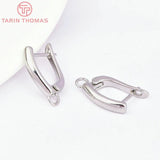 6PCS 3x19MM 18K Brass Earring Clasp DIY Jewelry Findings