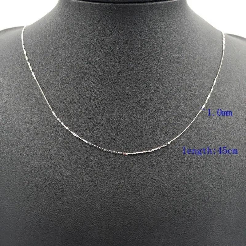 925 Sterling Silver Chains Necklaces for Women Pendant Charm