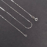925 Sterling Silver Chains Necklaces for Women Pendant Charm