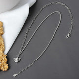 Queenkiss Elephant 925 Silver Pendant Necklace