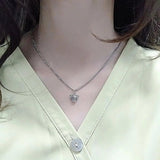 Queenkiss Elephant 925 Silver Pendant Necklace