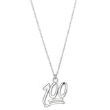 925 Silver 100 Points Score Pendant Necklaces