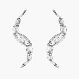 Stonefans Crystal Ear Clips No Piercing Earrings Ear Cuff Wedding Jewelry