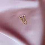 925 Silver PAVEE CUFF Charm Piercing No Piercing Clips Fine Jewelry