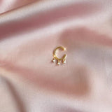 925 Silver PAVEE CUFF Charm Piercing No Piercing Clips Fine Jewelry