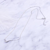 Zircon Butterfly 925 Silver Pendant Necklace for Women