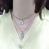 925 Silver QueenKiss NC6125 Pendant Necklace